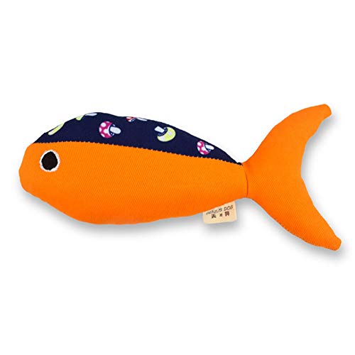 Qukaim Katzenminze-Spielzeug in Fischform, 1 x Baumwolltuch, Minze, interaktives Haustier-Sound-Spielzeug, orangefarbenes Fisch-Design, ideal für Katzen, fesselnde Spielzeit Qukaim Katzenminze-Spielzeug in Fischform, 1 x Baumwolltuch, Minze, interaktives Haustier-Sound-Spielzeug, orangefarbenes Fisch-Design, ideal für Katzen, fesselnde Spielzeit von Qukaim