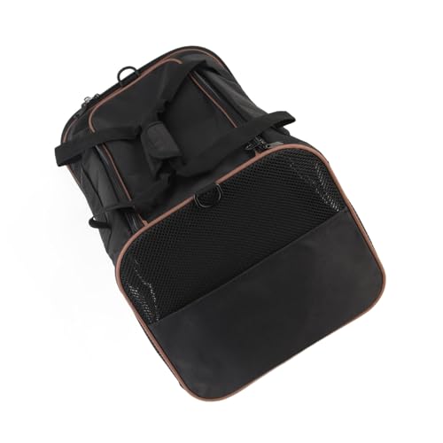 Qukaim Katzenrucksack Haustiertragetasche Oxford-Stoff Handtasche, Haustier-Tragetasche mit Pad und Schultergurt für kleine mittelgroße Katzen Hunde, leicht, reisefreundlich, 40 x 25 x 25 cm von Qukaim