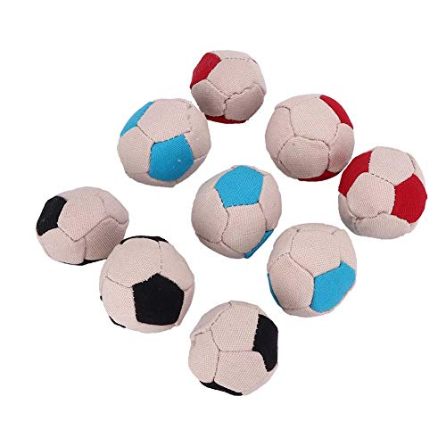 Qukaim Katzenspielzeug 9 Stück Niedliche Fußballform Katzenminze Spielzeug, Interaktives Trainingsspielzeug für Katzen, Haustierbedarf zum Spielen und Anreichern, 5 cm lang Qukaim Katzenspielzeug 9 Stück Niedliche Fußballform Katzenminze Spielzeug, Interaktives Trainingsspielzeug für Katzen, Haustierbedarf zum Spielen und Anreichern, 5 cm lang von Qukaim