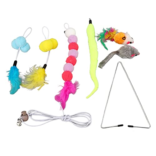 Qukaim Katzenspielzeug zum Aufhängen, 4 Stück, Katzenminze, Ball, interaktives hängendes Katzenspielzeug, natürliche Zahnreinigung, Krabben-Design, verstellbares Selbstspielspielzeug für Katzen und Qukaim Katzenspielzeug zum Aufhängen, 4 Stück, Katzenminze, Ball, interaktives hängendes Katzenspielzeug, natürliche Zahnreinigung, Krabben-Design, verstellbares Selbstspielspielzeug für Katzen und von Qukaim