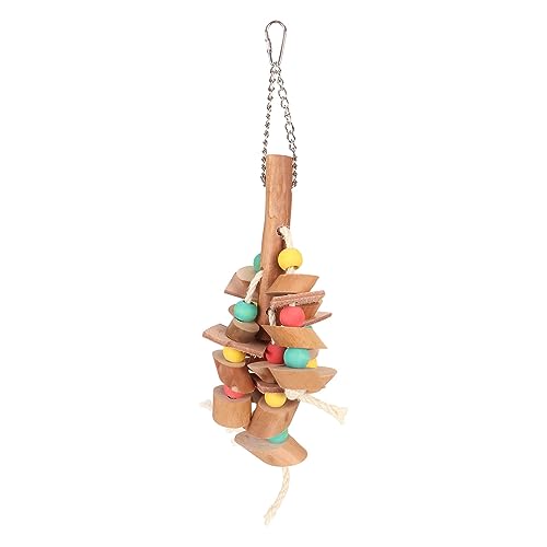 Qukaim Kauspielzeug für Vögel, bunte Schnabelpfoten, Holzblöcke, hängendes Käfigspielzeug für kleine Vögel, Nymphensittiche, Lovebird, Wellensittich, S, Papageienspielzeug, Vogelkäfigspielzeug Qukaim Kauspielzeug für Vögel, bunte Schnabelpfoten, Holzblöcke, hängendes Käfigspielzeug für kleine Vögel, Nymphensittiche, Lovebird, Wellensittich, S, Papageienspielzeug, Vogelkäfigspielzeug von Qukaim