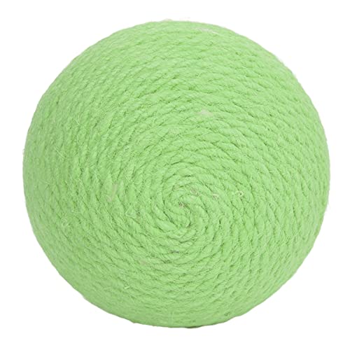 Qukaim Kitten Sisalball Katze Sisalball, Interaktiver Kratzball für Katzen und Kätzchen, Zähneknirschen und Langeweile, Grün, 10cm Durchmesser Qukaim Kitten Sisalball Katze Sisalball, Interaktiver Kratzball für Katzen und Kätzchen, Zähneknirschen und Langeweile, Grün, 10cm Durchmesser von Qukaim