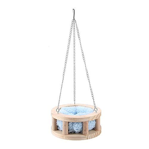 Qukaim Kleintier-Hängematte, warmes Haus, Hamster-Hängebett, Kleintier-warmes Haus, Kuschelhütte für Eichhörnchen, Chinchilla, gemütliches Design, 30 x 30 cm, ideal für kleine Haustiere von Qukaim