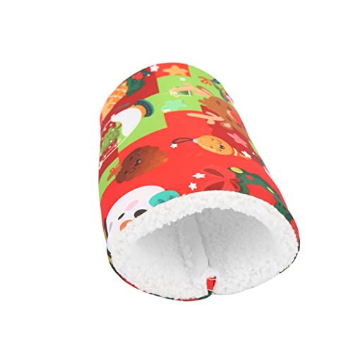 Qukaim Kleintier Tunnel Haus Versteck Rohr Haustier Käfig für Meerschweinchen Hamster Ratte Mäuse Papagei Chinchilla 30cm lang Warm Baumwolle Nest Winter Plüsch Haustierbedarf Qukaim Kleintier Tunnel Haus Versteck Rohr Haustier Käfig für Meerschweinchen Hamster Ratte Mäuse Papagei Chinchilla 30cm lang Warm Baumwolle Nest Winter Plüsch Haustierbedarf von Qukaim