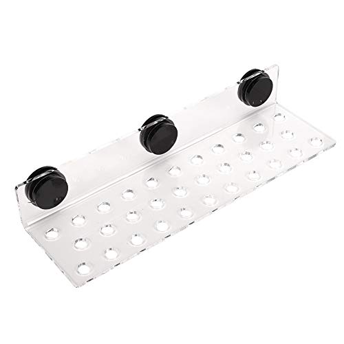 Qukaim Korallenregal aus Acryl, starke Saugkraft, Korallen-Frag-Rack mit 32 Löchern, ideal für Aquarien, Korallenfragment und Wasser-Displays von Qukaim