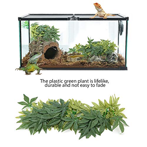 Qukaim Künstliche Pflanze für Aquarium, Grün, 50 cm, künstliche Blätter, Aquarium, Reptilien, Terrarium, Ornamente, Dekoration, ideal für Aquarium-Dekorationen und Aquarium-Dekorationen Qukaim Künstliche Pflanze für Aquarium, Grün, 50 cm, künstliche Blätter, Aquarium, Reptilien, Terrarium, Ornamente, Dekoration, ideal für Aquarium-Dekorationen und Aquarium-Dekorationen von Qukaim