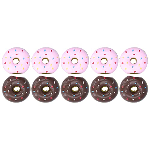 Qukaim Latex Hund Kauspielzeug Hund Quietschspielzeug 10 Pack Weiches Latex Donut Kauspielzeug zum Apportieren und interaktives Spielen, 10 cm Durchmesser, ideal für Hunde und Welpen Qukaim Latex Hund Kauspielzeug Hund Quietschspielzeug 10 Pack Weiches Latex Donut Kauspielzeug zum Apportieren und interaktives Spielen, 10 cm Durchmesser, ideal für Hunde und Welpen von Qukaim