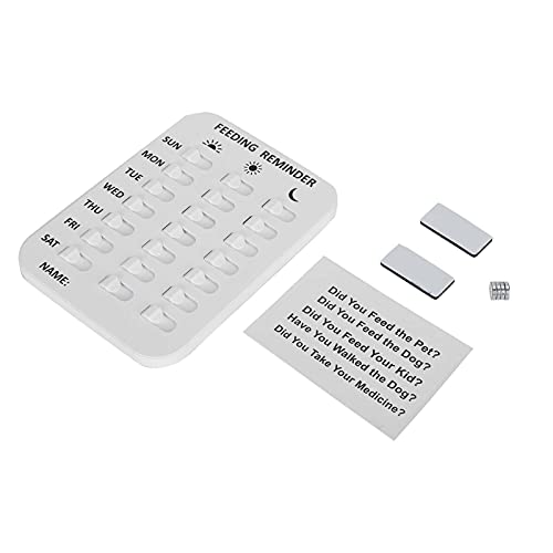 Qukaim Magnetischer Erinnerungsaufkleber für Haustiere, 300 ml Edelstahl-Hundewasserflasche, tragbarer Katzenreise-Trink-Futterspender, rutschfeste Unterseite, magnetischer Erinnerungsaufkleber, Qukaim Magnetischer Erinnerungsaufkleber für Haustiere, 300 ml Edelstahl-Hundewasserflasche, tragbarer Katzenreise-Trink-Futterspender, rutschfeste Unterseite, magnetischer Erinnerungsaufkleber, von Qukaim