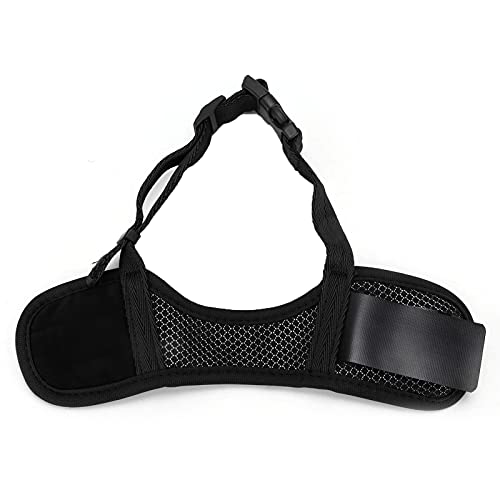 Qukaim Maulkorb für Hunde, Anti-Kauen, XL, bequem, verstellbar, Anti-Biss-Maulkorb, einfach zu tragen und zu reinigen, schwarz, für Training und Outdoor Qukaim Maulkorb für Hunde, Anti-Kauen, XL, bequem, verstellbar, Anti-Biss-Maulkorb, einfach zu tragen und zu reinigen, schwarz, für Training und Outdoor von Qukaim