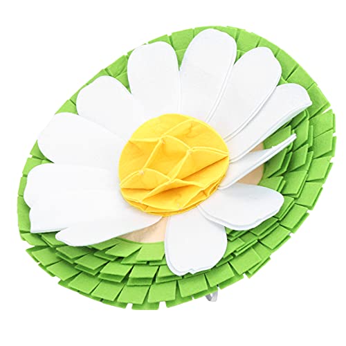 Qukaim Mini Snuffle Pad Pet Snuffle Pad, Interaktives Hundespielzeug für Str Relief, Waschbare Schnüffelmatte für Katzen und Hunde, Chrysanthemen-Design, Fördert das Futterverhalten Qukaim Mini Snuffle Pad Pet Snuffle Pad, Interaktives Hundespielzeug für Str Relief, Waschbare Schnüffelmatte für Katzen und Hunde, Chrysanthemen-Design, Fördert das Futterverhalten von Qukaim