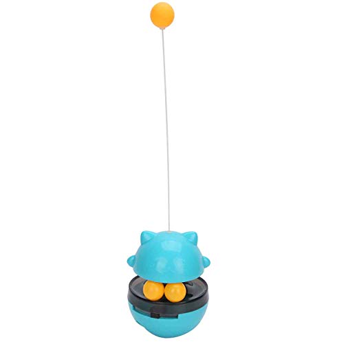 Qukaim Multifunktionales Katzenspielzeug Katzen Futter Leckball Interaktives Futterspender Spielzeug ABS Rolling Tumbler Ball Multifunktionales Haustier Teaser Spielzeug Blau Qukaim Multifunktionales Katzenspielzeug Katzen Futter Leckball Interaktives Futterspender Spielzeug ABS Rolling Tumbler Ball Multifunktionales Haustier Teaser Spielzeug Blau von Qukaim