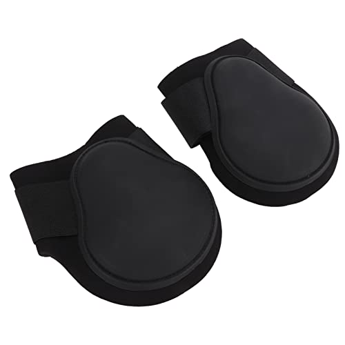 Qukaim PU Horse Legguard Beinschutz, verdickte Leggings mit weichem Futter, verstellbar für Vorder- und Hinterbeine, Rot XL, Reitbedarf von Qukaim