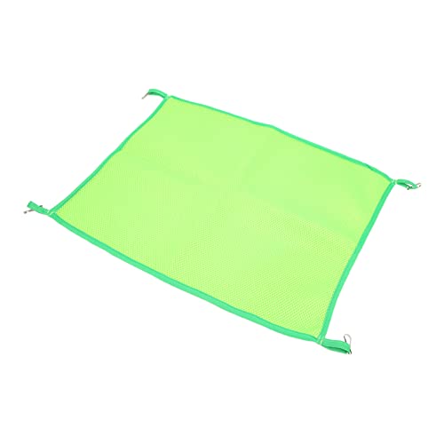 Qukaim Pet Cage Swing Bed Pet Cage Hammock, Breathable Cool Hanging Mesh Bed for Cats, Guinea Pigs, Hamsters, 39x48cm, Summer Use, Green Qukaim Pet Cage Swing Bed Pet Cage Hammock, Breathable Cool Hanging Mesh Bed for Cats, Guinea Pigs, Hamsters, 39x48cm, Summer Use, Green von Qukaim