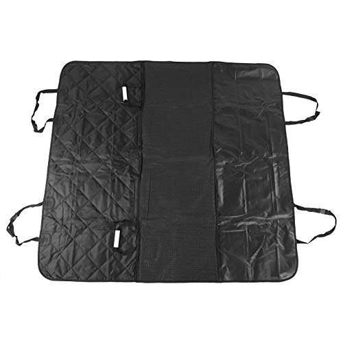 Qukaim Pet Car Liner Hundesatteltasche Verstellbarer Hund Reise Hunderucksack mit Seitentaschen für kleine, mittelgroße und große Hunde, Rot, langlebiges Design für Outdoor-Abenteuer von Qukaim