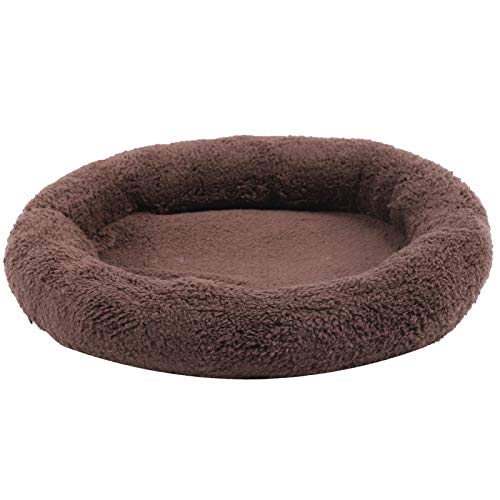 Qukaim Pet Deep Sleep Nest Pet Deep Sleep Nest Soft Breathable Round Bed Cushion for Cats and Dogs, Improved Sleep Design, Medium Size, Brown Qukaim Pet Deep Sleep Nest Pet Deep Sleep Nest Soft Breathable Round Bed Cushion for Cats and Dogs, Improved Sleep Design, Medium Size, Brown von Qukaim