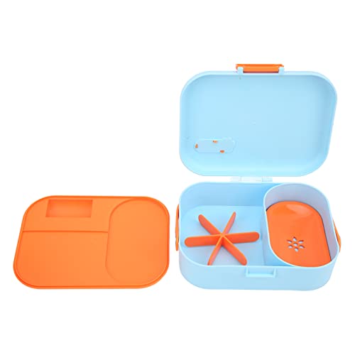 Qukaim Pet Eating Bowl Pet Food Box, Doppelschicht PP, Tragbare Bento Box für Hundefutter, Verhindert Auslaufen, Ideal für Reisen im Freien, Inklusive Haustier Fressnapf, Blau Qukaim Pet Eating Bowl Pet Food Box, Doppelschicht PP, Tragbare Bento Box für Hundefutter, Verhindert Auslaufen, Ideal für Reisen im Freien, Inklusive Haustier Fressnapf, Blau von Qukaim