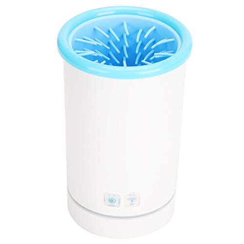 Qukaim Pet Feet Cleaning Cup Pet Automatic Electric Foot Washer, USB Rechargeable Silicone Brush Paw Washer for Dogs and Cats, Easy Clean Pet Feet Cup, Portable Design von Qukaim