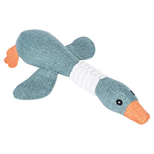 Qukaim Pet Goose Toy Funny Dog Squeaky Goose Chew Toy, TPR Interactive Pet Toy for Teeth Cleaning, Bone Shape, Durable Design, Purplish Blue Qukaim Pet Goose Toy Funny Dog Squeaky Goose Chew Toy, TPR Interactive Pet Toy for Teeth Cleaning, Bone Shape, Durable Design, Purplish Blue von Qukaim