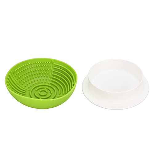 Qukaim Pet Slow Eating Bowl Dog Slow Food Bowl, Weiches Silikon Faltbare Mehrzweck Haustier Langsam Fütterung Schüssel mit Wassernapf für Hund und Katze, Leicht, Leicht zu Reinigen, 28cm Durchmesser Qukaim Pet Slow Eating Bowl Dog Slow Food Bowl, Weiches Silikon Faltbare Mehrzweck Haustier Langsam Fütterung Schüssel mit Wassernapf für Hund und Katze, Leicht, Leicht zu Reinigen, 28cm Durchmesser von Qukaim