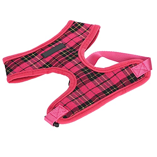 Qukaim Pet Supply Pet Dog Harness with Leash, Breathable Vest-Style Soft Mesh for Small Medium Dogs, Pink, Size L Qukaim Pet Supply Pet Dog Harness with Leash, Breathable Vest-Style Soft Mesh for Small Medium Dogs, Pink, Size L von Qukaim