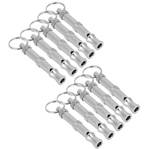 Qukaim Pet Training Supplies Verstellbare Hundepfeife Trainer, 10 Stück, Edelstahl Haustier Trainingsbedarf für Schallwellen, Ideal für Hundetraining, Langlebiges Design Qukaim Pet Training Supplies Verstellbare Hundepfeife Trainer, 10 Stück, Edelstahl Haustier Trainingsbedarf für Schallwellen, Ideal für Hundetraining, Langlebiges Design von Qukaim