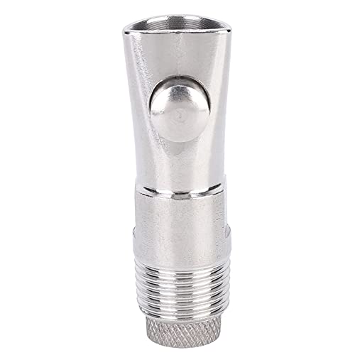 Qukaim Pig Waterer DN15 Edelstahl-Flachdüse, automatischer Schweinetränker, 68 mm, Schweinebewässerung für Rinder, Schafe und Schweinefarm-Zubehör, 5 Stück von Qukaim