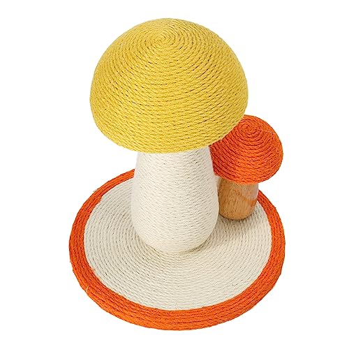 Qukaim Pilz Katzenkratzbaum Pilz Katzenkratzbaum, Interaktiver Sisalkrallenschleifkratzer Spielzeug, Indoor Kletterbaum für Kätzchen, Katzenkratzbaum, 30 cm Höhe, Niedliches Design Qukaim Pilz Katzenkratzbaum Pilz Katzenkratzbaum, Interaktiver Sisalkrallenschleifkratzer Spielzeug, Indoor Kletterbaum für Kätzchen, Katzenkratzbaum, 30 cm Höhe, Niedliches Design von Qukaim