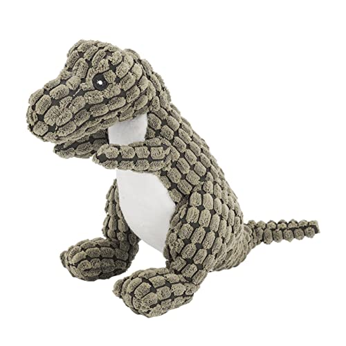 Qukaim Plüsch Welpe Quietschspielzeug Plüsch Hund Quietschspielzeug Interaktive Dinosaurier Form Zahnreinigung Kauspielzeug für kleine mittelgroße Haustiere Bissfest Marineblau Größe S Qukaim Plüsch Welpe Quietschspielzeug Plüsch Hund Quietschspielzeug Interaktive Dinosaurier Form Zahnreinigung Kauspielzeug für kleine mittelgroße Haustiere Bissfest Marineblau Größe S von Qukaim