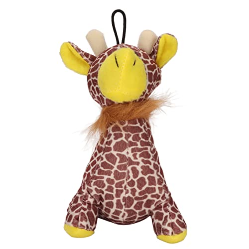 Qukaim Plush Puppy Toy Portable EVA Dog Ball Toy, Interactive Plush Squeaky Toy with Cotton Rope, Bite Resistant Teeth Grinding Toy for Small Medium Large Dogs, Yellow Qukaim Plush Puppy Toy Portable EVA Dog Ball Toy, Interactive Plush Squeaky Toy with Cotton Rope, Bite Resistant Teeth Grinding Toy for Small Medium Large Dogs, Yellow von Qukaim