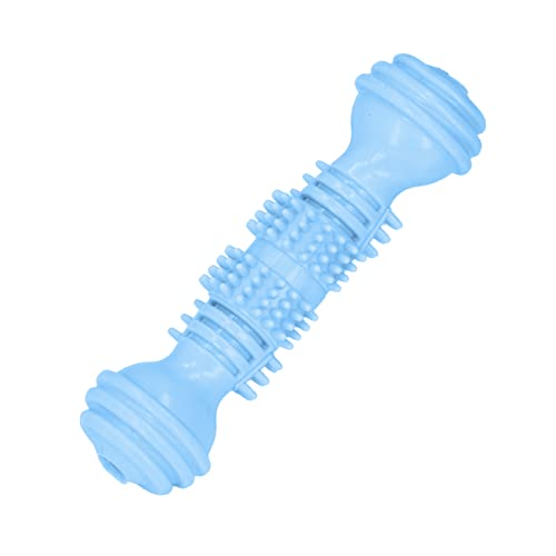 Qukaim Puppy Tething Chew Toys Puppy Tething Toys, Dumbbell Teeth Cleaning Interactive Dog Chew Toys for Small Dogs, Blue, Safe Rubber Material, 10cm Long Qukaim Puppy Tething Chew Toys Puppy Tething Toys, Dumbbell Teeth Cleaning Interactive Dog Chew Toys for Small Dogs, Blue, Safe Rubber Material, 10cm Long von Qukaim