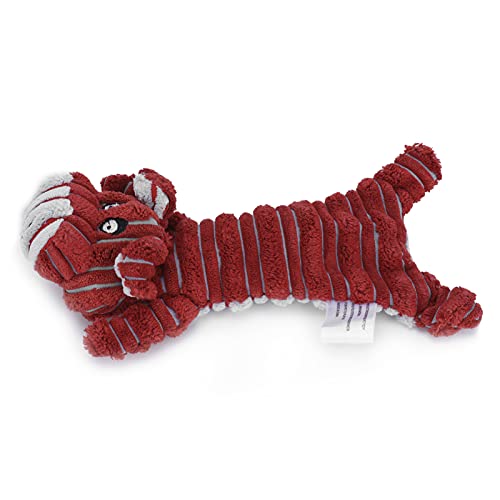 Qukaim Quietschendes Spielzeug für Haustier, Gesangsspielzeug, Cord, Welpen, Katze, Beißtraining, interaktives Spielzeug, quietschendes Plüsch-Kicher-Spielzeug für kleine, mittelgroße Hunde, Rot Qukaim Quietschendes Spielzeug für Haustier, Gesangsspielzeug, Cord, Welpen, Katze, Beißtraining, interaktives Spielzeug, quietschendes Plüsch-Kicher-Spielzeug für kleine, mittelgroße Hunde, Rot von Qukaim