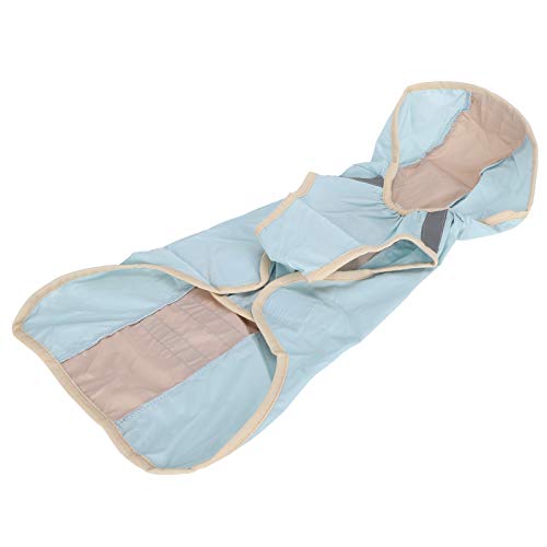 Qukaim Reflektierender Hunde-Regenmantel, wasserdicht, verstellbar, leicht, Haustier-Regenjacke mit reflektierender Kapuze, gerades Blau, Größe XL Qukaim Reflektierender Hunde-Regenmantel, wasserdicht, verstellbar, leicht, Haustier-Regenjacke mit reflektierender Kapuze, gerades Blau, Größe XL von Qukaim
