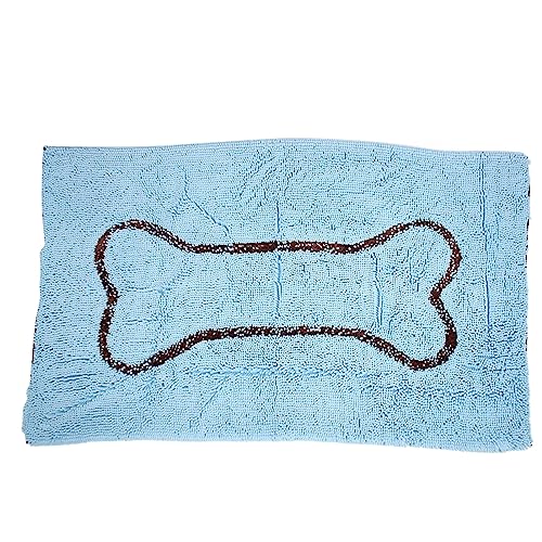 Qukaim Saugfähige Hunde-Fußmatte, Mikrofaser-Hundematte, großer saugfähiger Haustier-Türteppich, weich, schnell trocknend, rutschfestes Design für Zuhause und Auto, 60 x 90 cm Qukaim Saugfähige Hunde-Fußmatte, Mikrofaser-Hundematte, großer saugfähiger Haustier-Türteppich, weich, schnell trocknend, rutschfestes Design für Zuhause und Auto, 60 x 90 cm von Qukaim