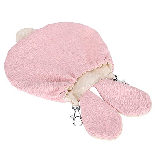 Qukaim Schlafsack für kleine Haustiere, Kaninchenohren, Hängesack für Meerschweinchen-Hamster, 30 cm lang, bequeme Schlafhängematte für kleine Haustiere von Qukaim