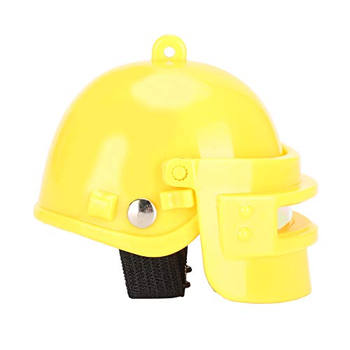 Qukaim Schutz Huhnhelm Huhnhelm, tragbare Schutz-Kopfbedeckung für Hühner und Enten, Haustier-Vogel-Sicherheitshelm, Geflügelhelm für kleine Haustiere, Gelb von Qukaim