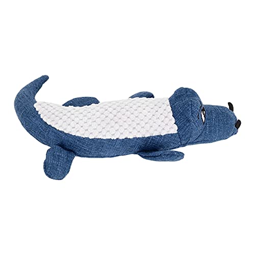 Qukaim Simulation Hund Plüschtiere Simulation Krokodilform Plüsch Hundespielzeug Bissfest Molar Haustier Spielzeug mit Quietscher, Gefülltes Gesangsspielzeug für Hunde, Blau Qukaim Simulation Hund Plüschtiere Simulation Krokodilform Plüsch Hundespielzeug Bissfest Molar Haustier Spielzeug mit Quietscher, Gefülltes Gesangsspielzeug für Hunde, Blau von Qukaim