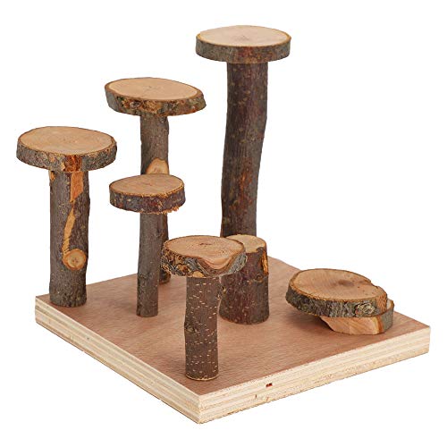 Qukaim Small Pet Fitn Toys Hamster Übungsspielzeug Leiter Holztreppe für kleine Haustiere Zähneknirschen Spielplatz Haustierbedarf Kompaktes Design für Hamster und Kleintiere Qukaim Small Pet Fitn Toys Hamster Übungsspielzeug Leiter Holztreppe für kleine Haustiere Zähneknirschen Spielplatz Haustierbedarf Kompaktes Design für Hamster und Kleintiere von Qukaim