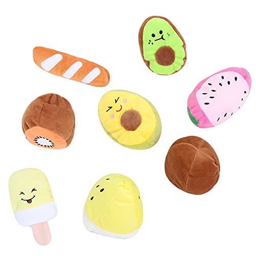 Qukaim Sound Hundespielzeug Haustier Hunde Gummi Elastischer Ball Kauspielzeug, 8 Stück Plüsch Sound Obst Serie, Interaktives Trainingsspielzeug für Welpen, Sicheres Zähneknirschen, 6 cm Qukaim Sound Hundespielzeug Haustier Hunde Gummi Elastischer Ball Kauspielzeug, 8 Stück Plüsch Sound Obst Serie, Interaktives Trainingsspielzeug für Welpen, Sicheres Zähneknirschen, 6 cm von Qukaim