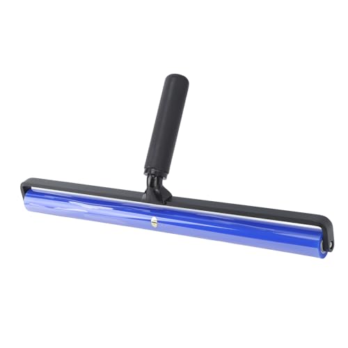 Qukaim Static Dust Removal Roller - Super Sticky Blue Silicone Cleaner Roller with Black Handle - 40.6 cm Manual Hair and Screen Film Removal Tool von Qukaim