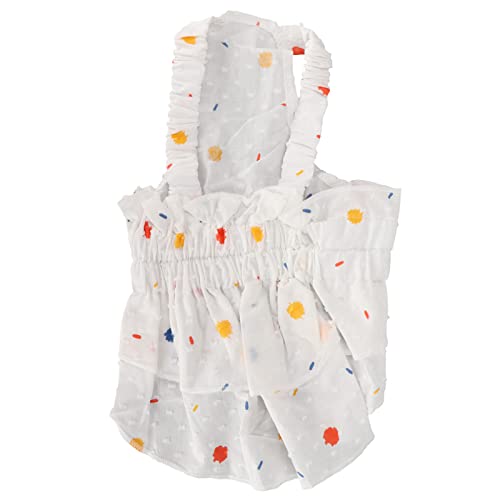 Qukaim Strapsrock für Hunde, weich, atmungsaktiv, Haustierkleid für Sommerparty, Urlaub, Hochzeit, Strand, tägliches Spazierengehen, Größe M von Qukaim