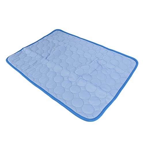 Qukaim Summer Pet Selbstkühlende Matte Hund Kühlmatte, Faltbare Waschbare Atmungsaktive Sommer Haustier Selbstkühlende Pad, XL Größe für Zuhause und Reisen, Eisseide Material von Qukaim