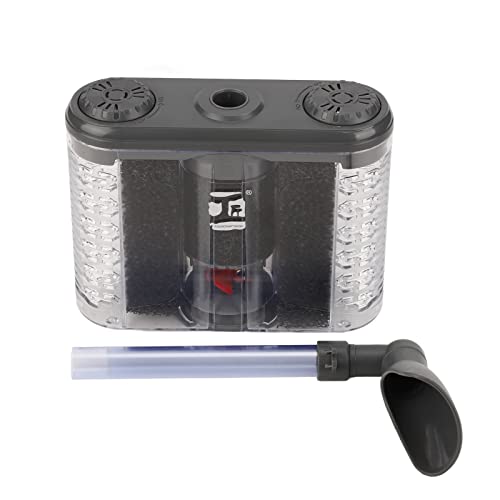 Qukaim Tauchbarer Aquariumfilter Doppelschwamm Aquarium Filter, Aktivkohle Geruchsentfernung Filterpad für Süßwasser & Meerwasser, 12,5 x 10 x 2 cm, leise Kotreinigung, sauerstoffspendende Bakterien Qukaim Tauchbarer Aquariumfilter Doppelschwamm Aquarium Filter, Aktivkohle Geruchsentfernung Filterpad für Süßwasser & Meerwasser, 12,5 x 10 x 2 cm, leise Kotreinigung, sauerstoffspendende Bakterien von Qukaim