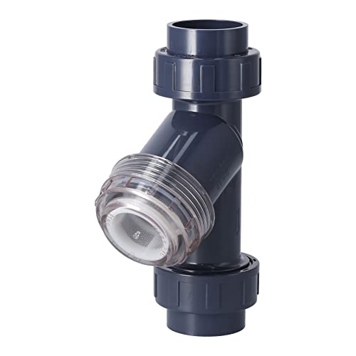 Qukaim Tropfbewässerungsfilter Tropfbewässerungsfilter, PVC Y Filter für Garten Gewächshaus, Regulierung Wasserleitung, Landwirtschaftliche Bewässerung Accory, 1,5 Zoll Anschlussgröße Qukaim Tropfbewässerungsfilter Tropfbewässerungsfilter, PVC Y Filter für Garten Gewächshaus, Regulierung Wasserleitung, Landwirtschaftliche Bewässerung Accory, 1,5 Zoll Anschlussgröße von Qukaim