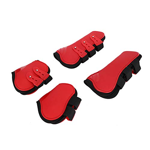 Qukaim Verstellbare Pferdebeinstiefel 2er Set Vordere Hinterbeinschutz Protektoren für Reitausrüstung Rot L Beinschoner Schutz Qukaim Verstellbare Pferdebeinstiefel 2er Set Vordere Hinterbeinschutz Protektoren für Reitausrüstung Rot L Beinschoner Schutz von Qukaim