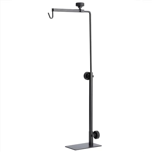 Qukaim Verstellbarer Lichtständer, verstellbare Landungslicht-Lampenständer, Halterung für Haustier-Reptilien, Schildkröte, Tausendfüßler, Spinne, vielseitige Höhenverstellung, kompatibel mit von Qukaim