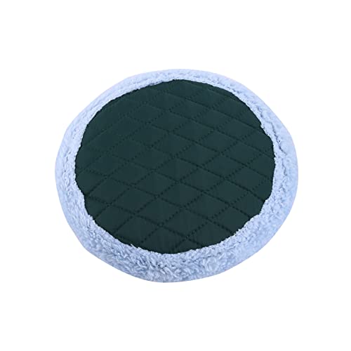 Qukaim Weiches Fleece Hamsterbett, Blau S, Warmes Kuschelkissen Haus Pad für Kleintiere, Haustiermatte, Haustierunterlage, Haustierkissen, Meerschweinchenbett, Igelbett von Qukaim