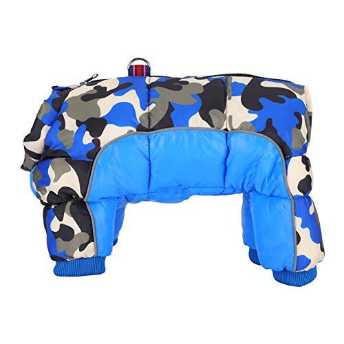 Qukaim Hunde-Winterkleidung, vier Beine, winddicht, mit Reißverschluss hinten, ideal zum Warmhalten, Größe 10 Qukaim Hunde-Winterkleidung, vier Beine, winddicht, mit Reißverschluss hinten, ideal zum Warmhalten, Größe 10 von Qukaim