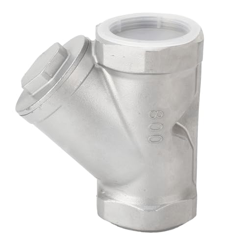 Qukaim Wye Sieb Y-Sieb, 5,1 cm, DN50, Edelstahl, Wye-Typ-Siebfilter für Wasser, Öl, Gas, robustes Design, einfache Installation, widerstandsfähig, 15 x 15 x 15 cm Qukaim Wye Sieb Y-Sieb, 5,1 cm, DN50, Edelstahl, Wye-Typ-Siebfilter für Wasser, Öl, Gas, robustes Design, einfache Installation, widerstandsfähig, 15 x 15 x 15 cm von Qukaim