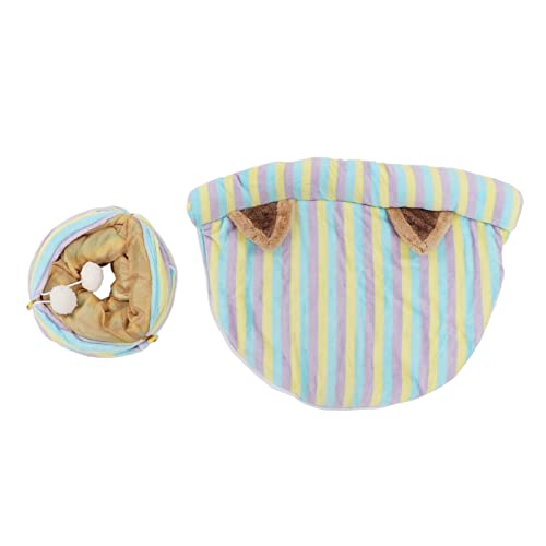 Qukaim Zusammenklappbares Katzenspielrohr Katzentunnelbett, weiche faltbare Katzenspielröhre mit Matte für Katzen, Hunde und Kaninchen, ideal für Indoor-Spiele, 100 cm lang Qukaim Zusammenklappbares Katzenspielrohr Katzentunnelbett, weiche faltbare Katzenspielröhre mit Matte für Katzen, Hunde und Kaninchen, ideal für Indoor-Spiele, 100 cm lang von Qukaim