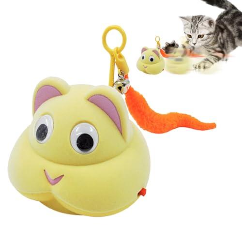 Qukoielly Spielzeug für Katzen im Innenbereich, Mäuse, elektrisch, bewegliche Katzenanreicherung, Kätzchen-Zubehör mit Licht, Haustierzubehör für Langeweile, Jagd, Spielen, Hundewelpenspiele Qukoielly Spielzeug für Katzen im Innenbereich, Mäuse, elektrisch, bewegliche Katzenanreicherung, Kätzchen-Zubehör mit Licht, Haustierzubehör für Langeweile, Jagd, Spielen, Hundewelpenspiele von Qukoielly